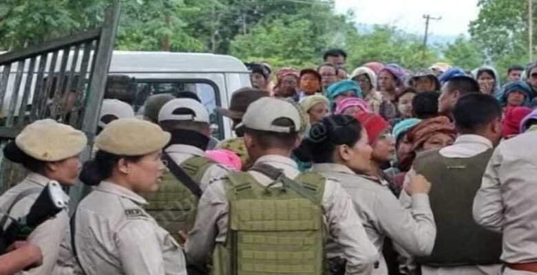Manipur: woman arrested in connection with attack on houses of Manipur MLAs and Ministers