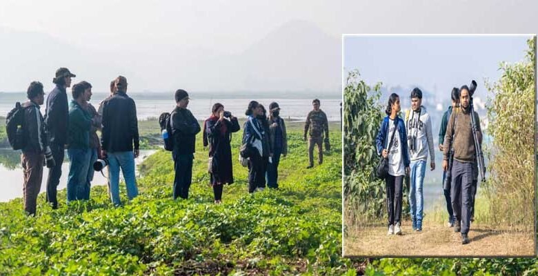 Assam: Birdwatchers greet feathered visitors at Deepor Beel