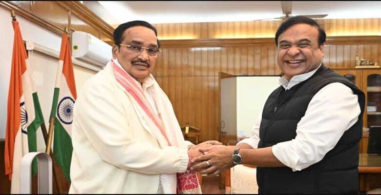 Assam CM meets Union Minister for Jal Shakti; seeks support for saturation of Har Ghar Jal scheme