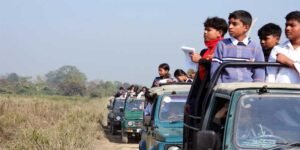 Assam: Aaranyak facilitates awareness, nature exposure for students around Pobitora WLS