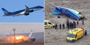Azerbaijan Airlines Plane With 67 On Board Crashes Near Aktau City In Kazakhstan