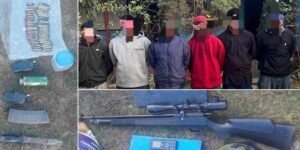 Manipur: Security forces bust camps of two banned terrorist organisations in Imphal East