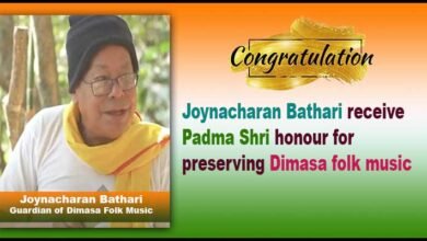 Assam; Joynacharan Bathari receive Padma Shri honour for preserving Dimasa folk music