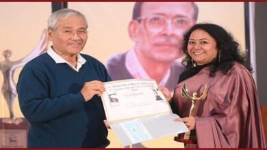 Assam: Sarmistha Chakravorty wins Best Actor (Female) award for ‘Jiya’ at 7th Sailadhar Baruah Film Awards