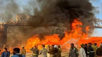 Fire Erupts at Maha Kumbh Mela in Prayagraj