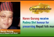 Sikkim: Naren Gurung receive Padma Shri honour for preserving Nepali folk music