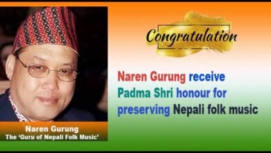 Sikkim: Naren Gurung receive Padma Shri honour for preserving Nepali folk music