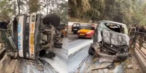 Sikkim: Six injured after Milk Tanker and Eco Van Collision