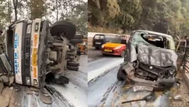 Sikkim: Six injured after Milk Tanker and Eco Van Collision