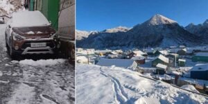 Sikkim Experienced Heavy Snowfal; Road to Nathula, Tsomgo Lake blocked