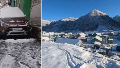 Sikkim Experienced Heavy Snowfal; Road to Nathula, Tsomgo Lake blocked
