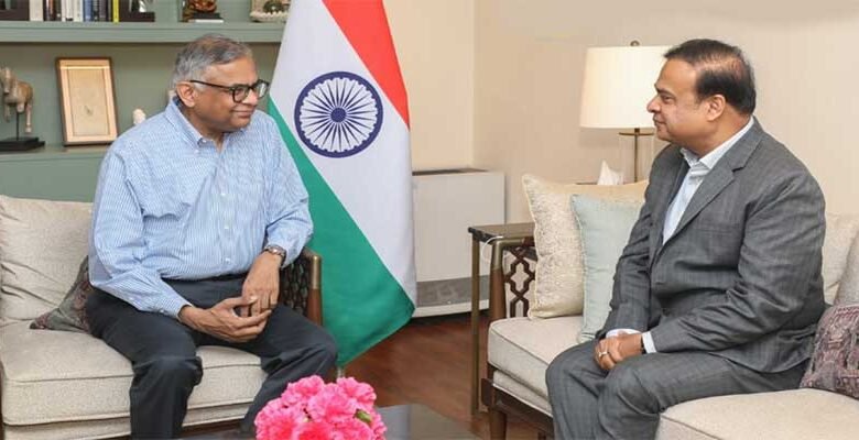 Assam Chief Minister, Tata Companies Chairman discuss upcoming Tata projects in Assam