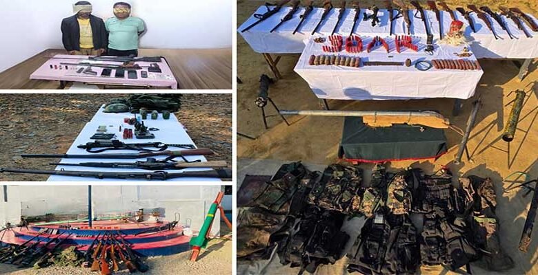 Manipur: Massive Surrender of Weapons and Ammunition in hill and valley districts