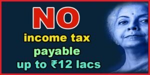 Union Budget 2025: No Tax On Income Up To Rs 12 Lakh, Says Nirmala Sitharaman