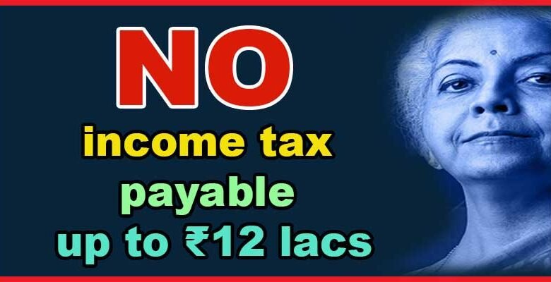 Union Budget 2025: No Tax On Income Up To Rs 12 Lakh, Says Nirmala Sitharaman