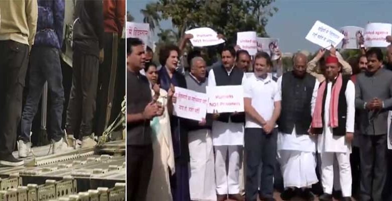 SHOCKING; US Border Patrol Shares Video Of Indians In Chains