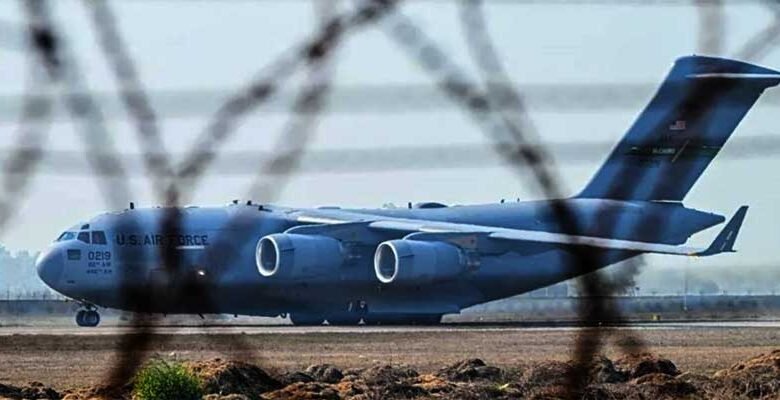 US military plane carrying 104 deported Indians landed in Punjab