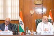 Union Home Minister Amit Shah, chairs high-level review meeting on the security situation of Manipur
