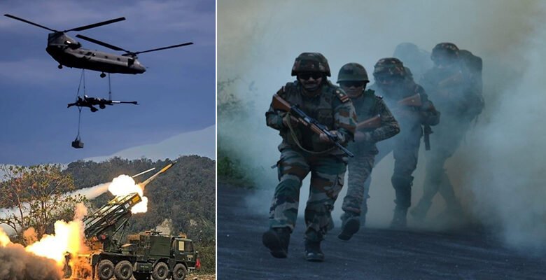 Indian Army Conducts Integrated Multi-Domain Exercise in Arunachal's Eastern Theatre