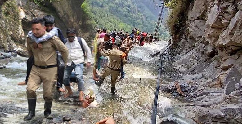 Massive Landslides Strand Thousands in North Sikkim Amid Heavy Rainfall