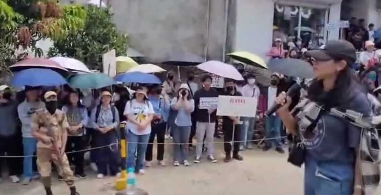 Nagaland: CTAN and NNQF Stage Massive Protest in Kohima, Demand Minister’s Resignation