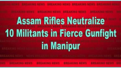 Manipur: Assam Rifles Neutralize 10 Militants in Fierce Gunfight in Chandel District