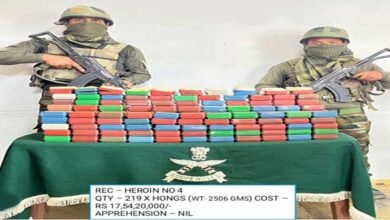 Mizoram: Assam Rifles, Customs Seize Heroin Worth Rs 17.54 Crore in Champhai
