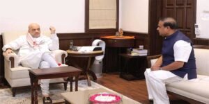 Assam CM briefs Union Home Minister on a gamut of issues; compliments Shah for eliminating Red Terror