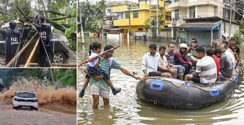 Tragic Loss in Guwahati: 5 Dead including A Child Swept Away in Floodwaters