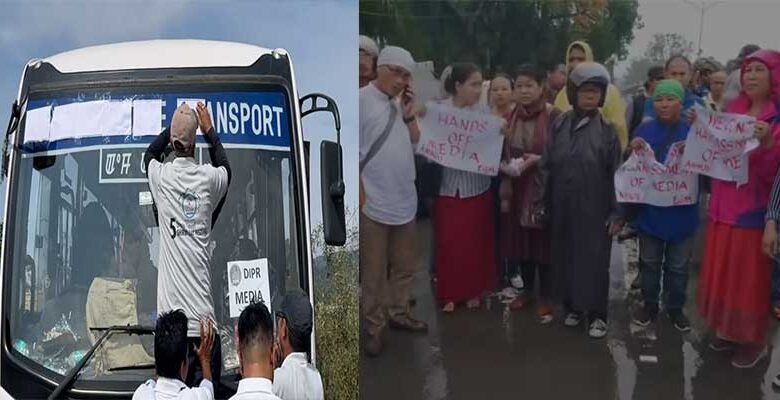 Manipur Journalists Halt Coverage After Security Forces Demand 'Manipur' Be Covered on Bus