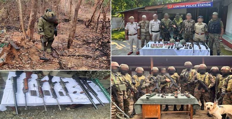 Joint Security Operations in Manipur Yield Major Successes: 17 Cadres Apprehended, Arms Recovered
