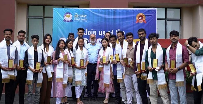 Assam down town University Celebrates Placement Milestone with Over 700 Students Placed in Top Companies