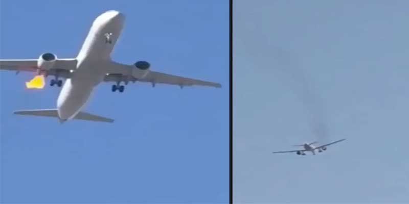 American Airlines Plane Catches Fire, Returns to Airport