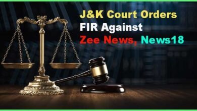 J&K Court Orders FIR Against Zee News, News18 for Defamatory Broadcasts Against Deceased Teacher