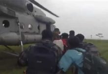 Assam: IAF Conducts Daring Rescue of 14 Individuals Stranded in Swollen Bomjir River