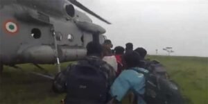 Assam: IAF Conducts Daring Rescue of 14 Individuals Stranded in Swollen Bomjir River