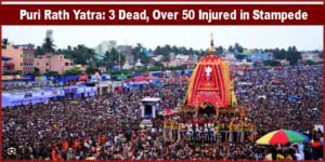 Tragedy Strikes Puri Rath Yatra: Three Dead, Over 50 Injured in Stampede