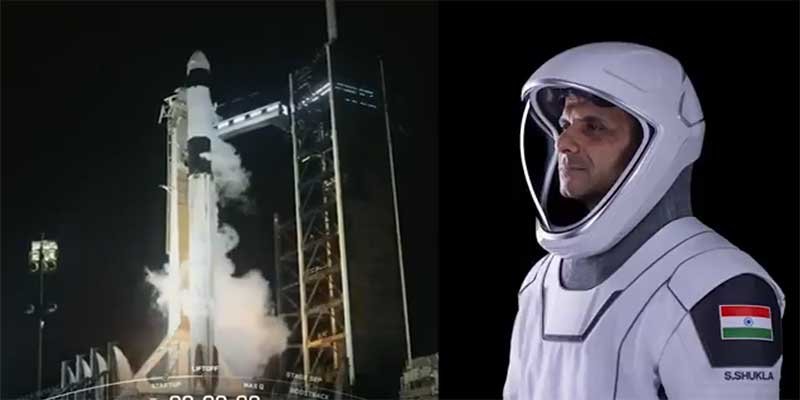 Indian Astronaut Shubhanshu Shukla Makes History with Axiom-4 Mission Launch