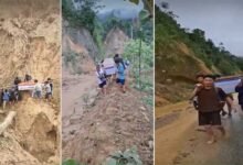 VIRAL VIDEO- Villagers in Arunachal Carry Coffin Through Landslide Zone