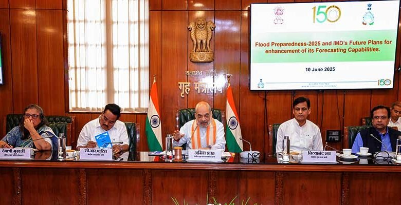 Union Home Minister Reviews National Flood Preparedness, Stresses Technological and Coordinated Approaches