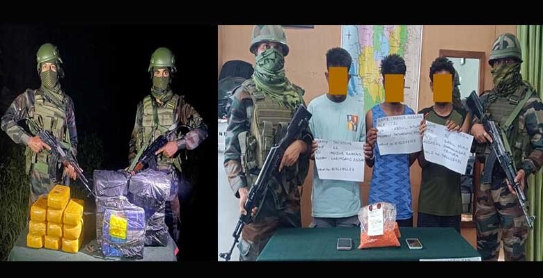 Mizoram: Assam Rifles Seize Drugs Worth Over Rs 46 Crore in Major Anti-Narcotics Operations