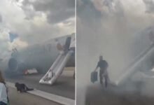 American Airlines Flight Evacuated After Tyre Fire at Denver Airport