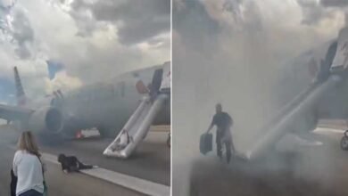 American Airlines Flight Evacuated After Tyre Fire at Denver Airport