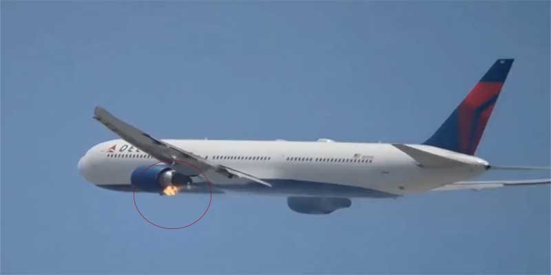 Delta Flight Returns to Los Angeles After Engine Fire Prompts Emergency Landing