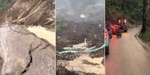 Nagaland: Massive Landslide Disrupts Kohima-Mao Road, Strands Commuters on NH-02
