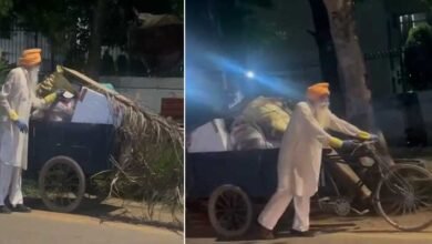 Retired Punjab Police DIG Turns Chandigarh Streets Spotless with Daily Clean-Up Mission