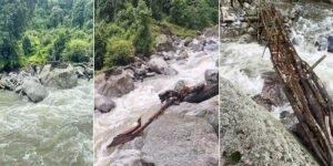 Heavy Rain Triggers Landslides in Sikkim, Two Wooden Bridges Destroyed in Yuksom