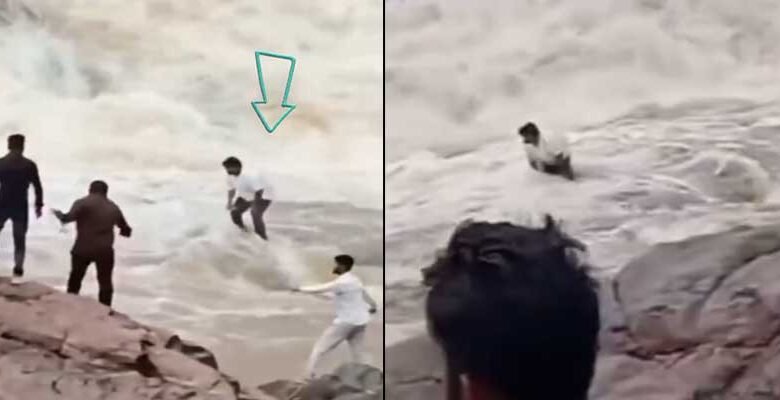 VIRAL: YouTuber Swept Away at Duduma Waterfall While Filming