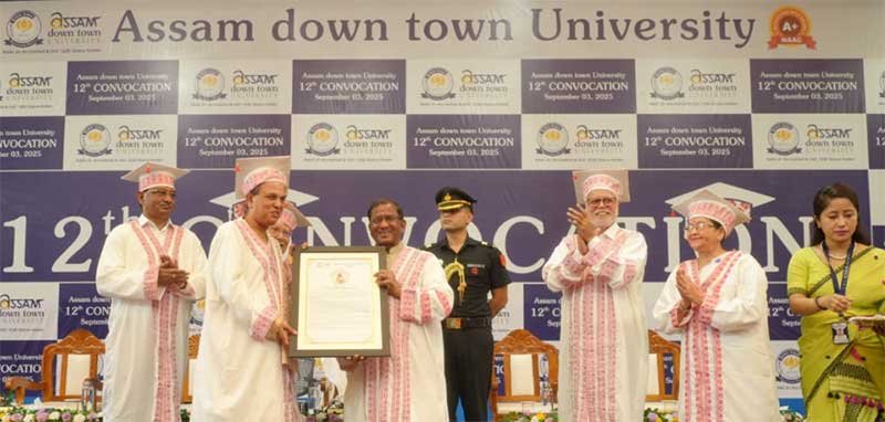 12th Convocation of Assam down town University
