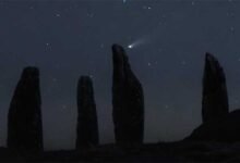 Meghalaya: Stunning Comet Lemmon Sights over Meghalaya Night Sky